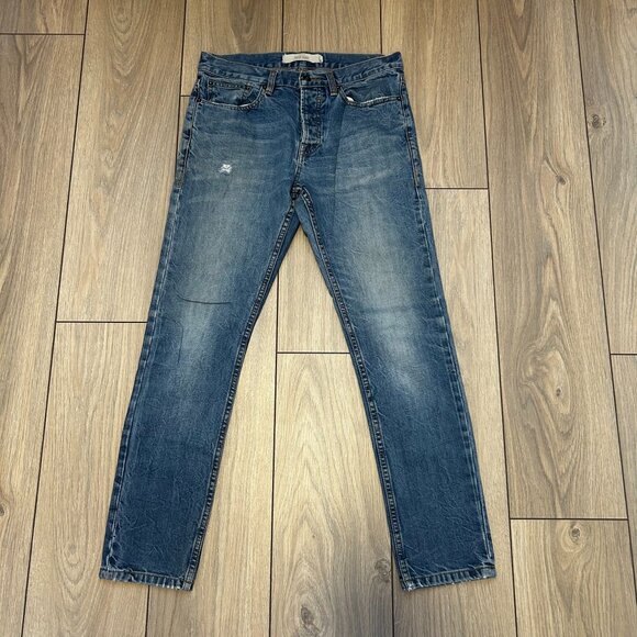 Topman Men's Vintage Skinny Denim Jeans - Picture 1 of 2